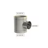 té 87 piquage réduit - conduit de fumée double paroi isolé té 87 piquage réduit - conduit de fumée double paroi isolé