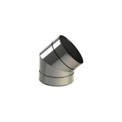 coude 45 - conduit de ventilation haute simple paroi