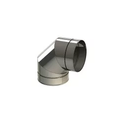 coude 90 - conduit de ventilation haute simple paroi