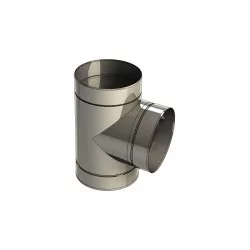 té 90 - conduit de ventilation haute simple paroi