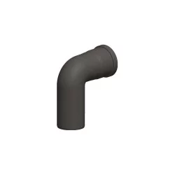 coude 87 - conduit de fumée condensation simple paroi