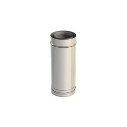 élément droit 500 mm - conduit de fumée concentrique pour poêle à pellet
