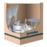 KIT d'accessoires pour gamme DW-FLEX - conduit de fumée flexible double paroi isolé KIT d'accessoires pour gamme DW-FLEX - conduit de fumée flexible double paroi isolé
