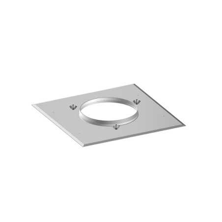 Plaque d'étanchéité avec bords tombés 400x600 - accessoire tubage flexible inox Plaque d'étanchéité avec bords tombés 400x600 - accessoire tubage flexible inox