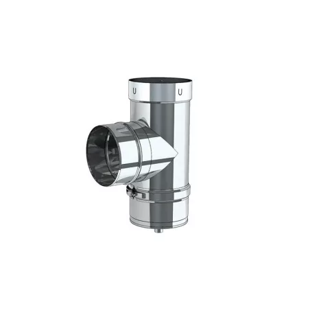 té 90 tubage conduit cheminee simple paroi inox Jeremias té 90 tubage conduit cheminee simple paroi inox Jeremias