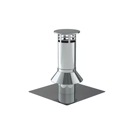 Terminal design universel inox pour tubage flexible - conduit de fumée Terminal design universel inox pour tubage flexible - conduit de fumée