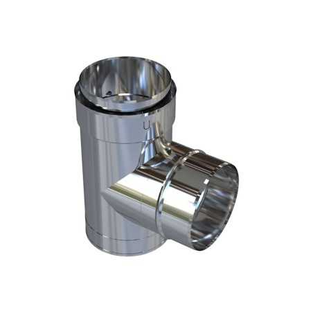 Té 90 tubage conduit flexible inox - Jeremias