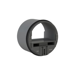 Régulateur de débit réglable pour bouche d'extraction