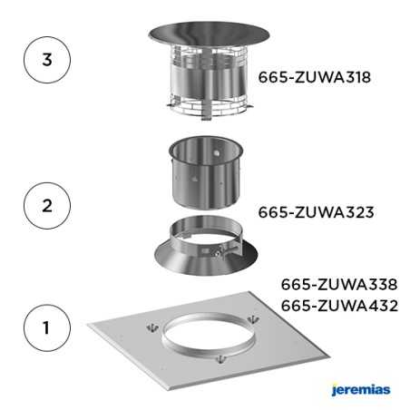Accessoires tubage flexible isolé