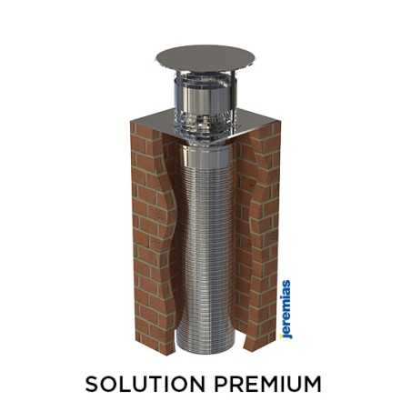 Installation tubage flexible isolé Jeremias